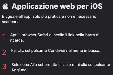 Procedura mobile Fonbet per aggiungere la web app su iPhone.